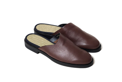 Tatami Mule Sandals Dark Brown