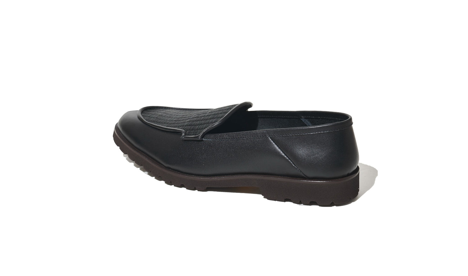 畳スリッポンローファ― ＜メンズ・ブラック＞