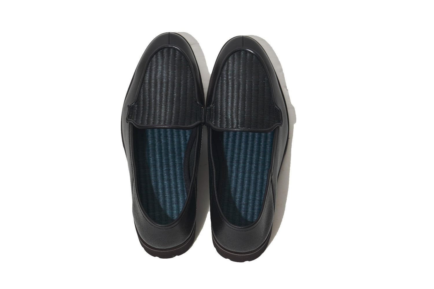 畳スリッポンローファ― ＜メンズ・ブラック＞