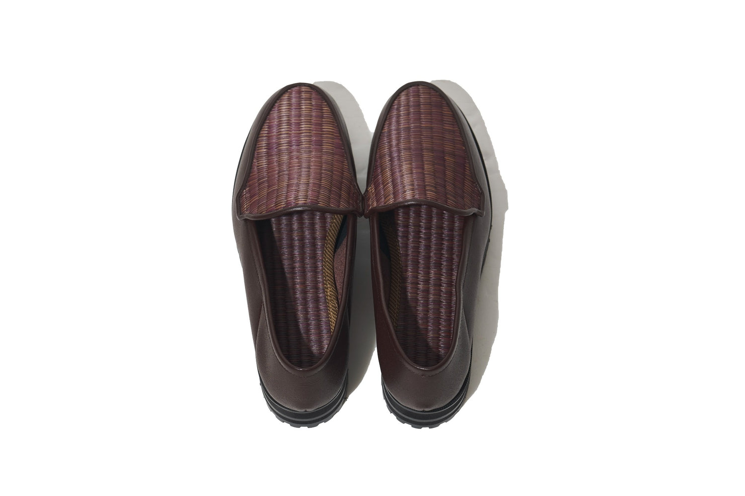 畳スリッポンローファ―＜レディース・ブラウン＞