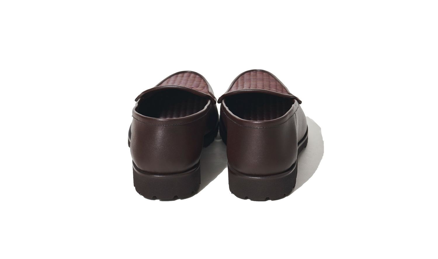 畳スリッポンローファ― ＜メンズ・ブラウン＞