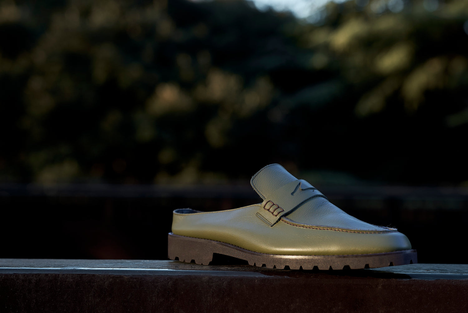 畳ローファースリッパ  ＜モスグリーン＞