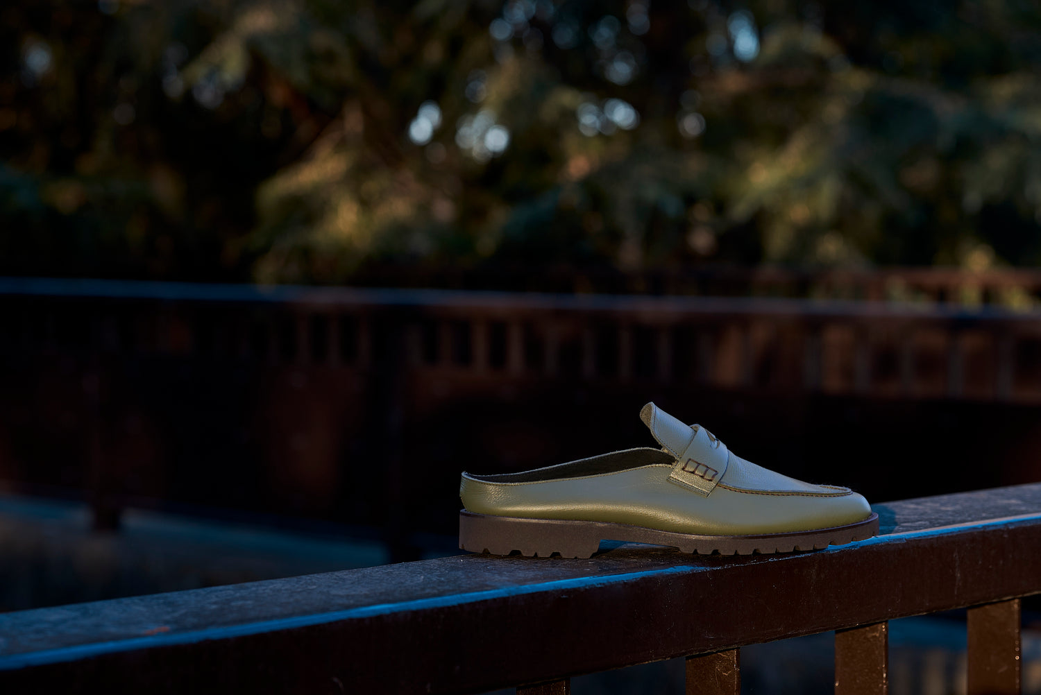 畳ローファースリッパ  ＜モスグリーン＞